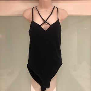 Express spaghetti strap bodysuit